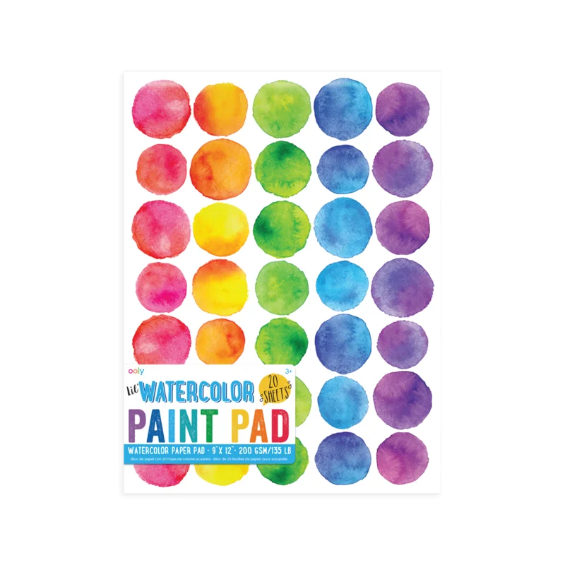 Eco - Friendly Wooden Stamp Blocks for Custom Rubber Stamping in HandicraftsLil' Watercolor Paint Pad Eco - Friendly Wooden Stamp Blocks for Custom Rubber Stamping in HandicraftsLil' Watercolor Paint Pad