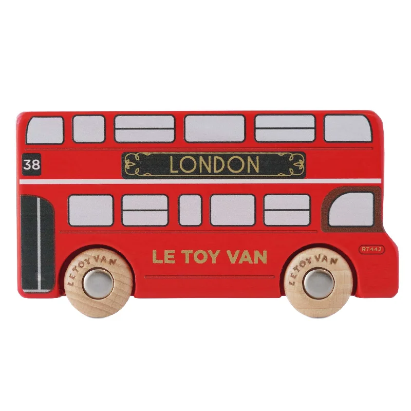 Collectible Train Set with a Steam Locomotive, Passenger Cars, and Track AccessoriesLondon Bus - Special Limited Edition Collectible Train Set with a Steam Locomotive, Passenger Cars, and Track AccessoriesLondon Bus - Special Limited Edition