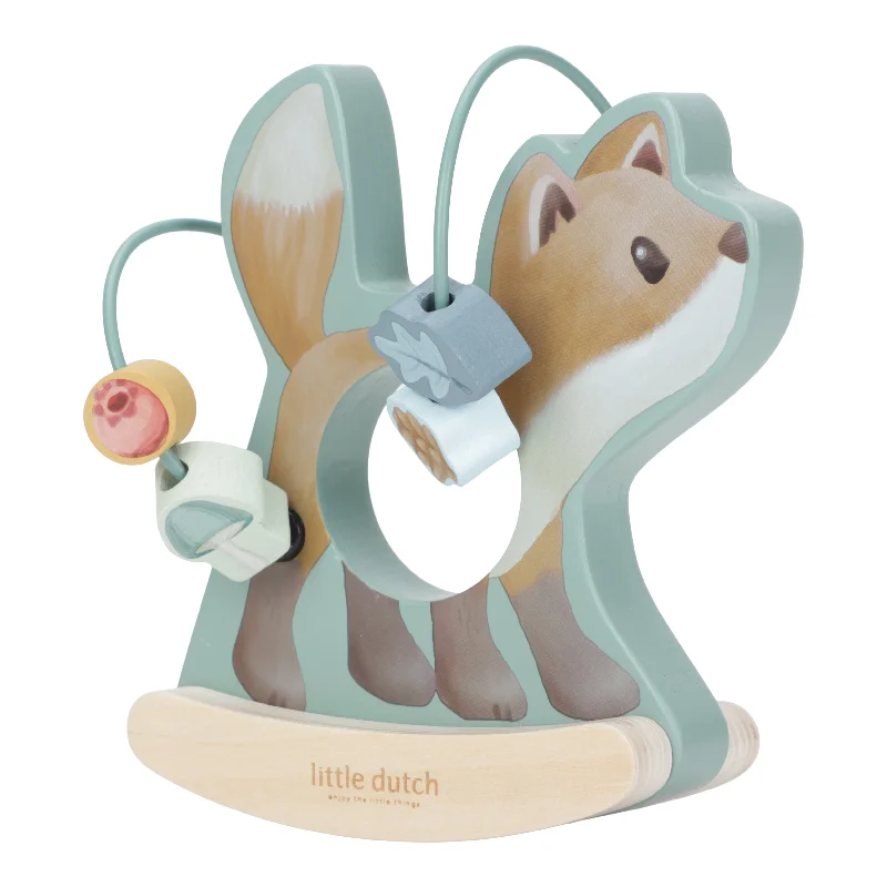 Sustainable Wood Marble Run Set with Multiple Tracks and Marble StorageLittle Dutch Rocking Fox - Forest Friends Sustainable Wood Marble Run Set with Multiple Tracks and Marble StorageLittle Dutch Rocking Fox - Forest Friends