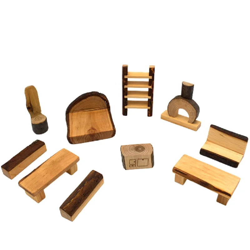 Sustainable Solid Wood Puzzle Set with 50 Pieces for Family Bonding and Brain TrainingShire Dollhouse Branch Furniture Set Sustainable Solid Wood Puzzle Set with 50 Pieces for Family Bonding and Brain TrainingShire Dollhouse Branch Furniture Set