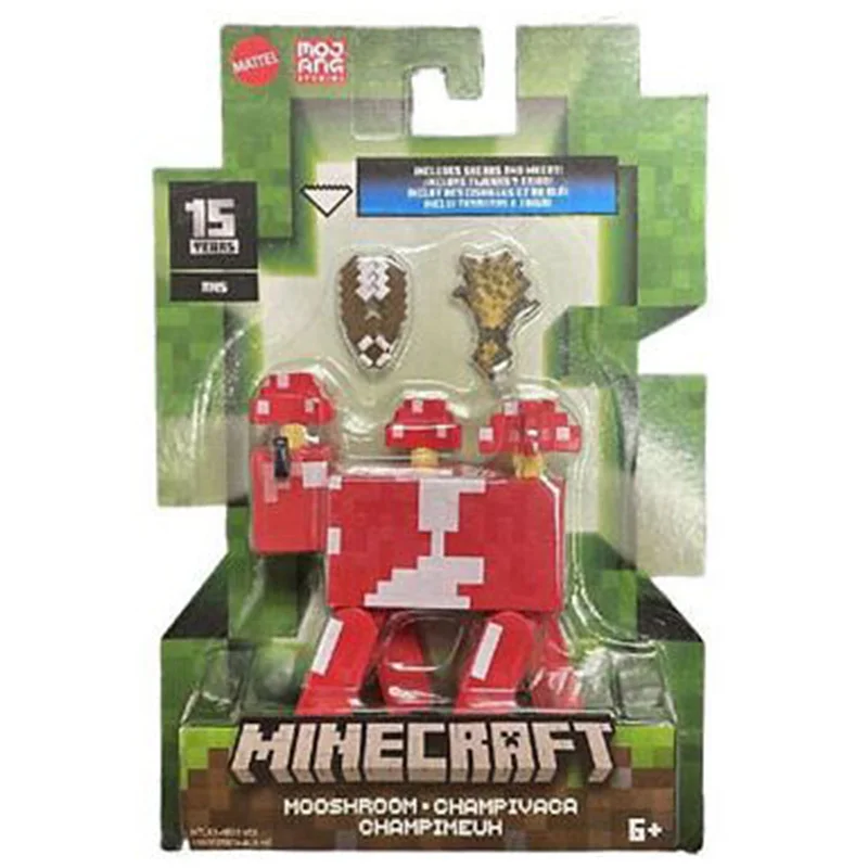 DC Super Hero Girls Wonder Woman Action Figure with Lasso of Truth and ShieldMattel Minecraft Mooshroom Action Figure DC Super Hero Girls Wonder Woman Action Figure with Lasso of Truth and ShieldMattel Minecraft Mooshroom Action Figure