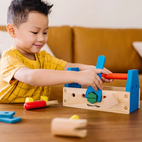 Eco - Friendly Wooden Building Blocks Set with Magnetic Connectors for Creative ConstructionMelissa & Doug Tool Kit Eco - Friendly Wooden Building Blocks Set with Magnetic Connectors for Creative ConstructionMelissa & Doug Tool Kit