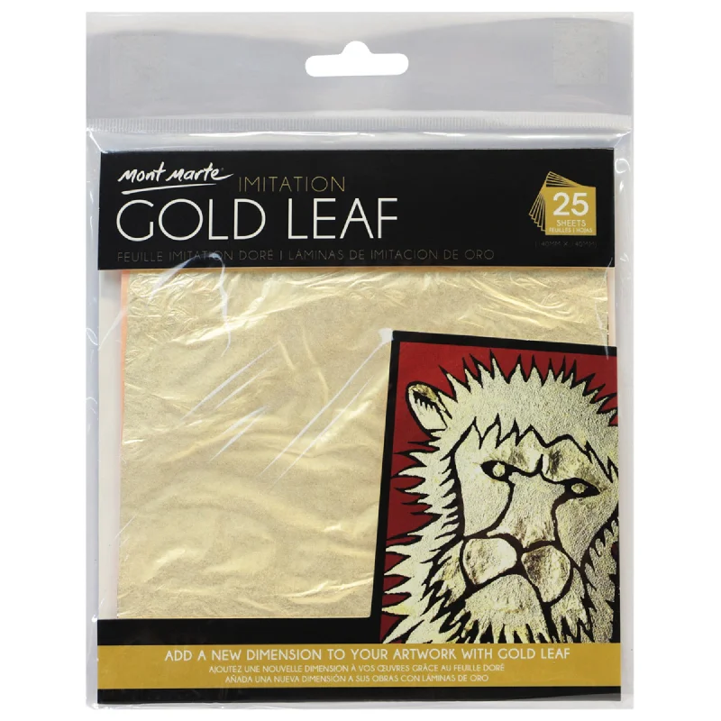 Sustainable Wooden Palette with Deep Wells for Mixing Acrylic PaintsMont Marte Imitation Leaf Foil 14x14cm 25 Sheets Gold Sustainable Wooden Palette with Deep Wells for Mixing Acrylic PaintsMont Marte Imitation Leaf Foil 14x14cm 25 Sheets Gold