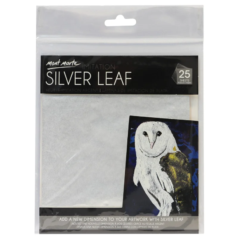 Wooden Embossing Tools Set for Adding Texture to Handmade Greeting CardsMont Marte Imitation Leaf Foil 14x14cm 25 Sheets Silver Wooden Embossing Tools Set for Adding Texture to Handmade Greeting CardsMont Marte Imitation Leaf Foil 14x14cm 25 Sheets Silver