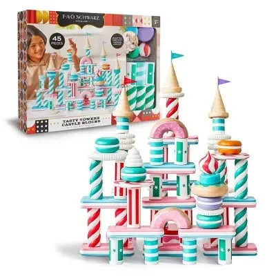 Minecraft Steve Action Figure with Crafting Table and PickaxeFAO Schwarz Tasty Towers Castle Blocks Building Set - 45pcs Minecraft Steve Action Figure with Crafting Table and PickaxeFAO Schwarz Tasty Towers Castle Blocks Building Set - 45pcs