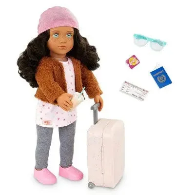G.I. Joe Snake Eyes Action Figure with Stealth Suit and Ninja WeaponsOur Generation Lisandra & Rolling Luggage 18" Travel Doll G.I. Joe Snake Eyes Action Figure with Stealth Suit and Ninja WeaponsOur Generation Lisandra & Rolling Luggage 18" Travel Doll