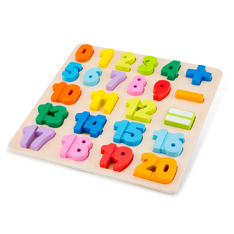 Solid Wood Stacking Cups with Different Sizes for Sensory Play and Motor SkillsNumber Puzzle - DAMAGED BOX Solid Wood Stacking Cups with Different Sizes for Sensory Play and Motor SkillsNumber Puzzle - DAMAGED BOX