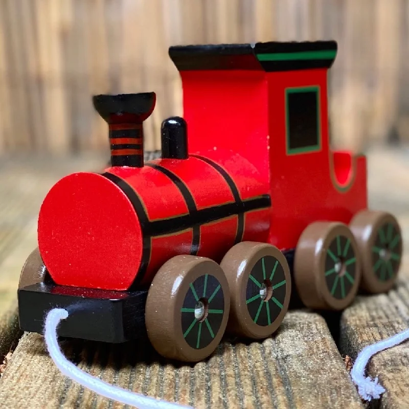 N - Scale Model Train Layout with a City - Themed Background and Animated FiguresOrange Tree Toys Pull Along Wooden Steam Train N - Scale Model Train Layout with a City - Themed Background and Animated FiguresOrange Tree Toys Pull Along Wooden Steam Train