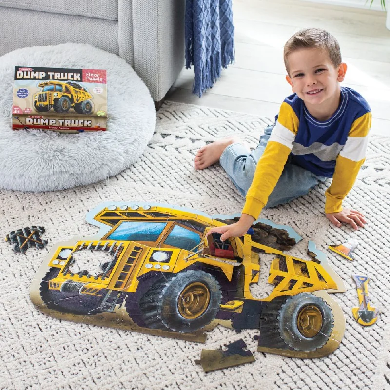 Collectible Train Set with a Steam Locomotive, Passenger Cars, and Track AccessoriesPeaceable Kingdom - Shiny Dump Truck Floor Puzzle Collectible Train Set with a Steam Locomotive, Passenger Cars, and Track AccessoriesPeaceable Kingdom - Shiny Dump Truck Floor Puzzle
