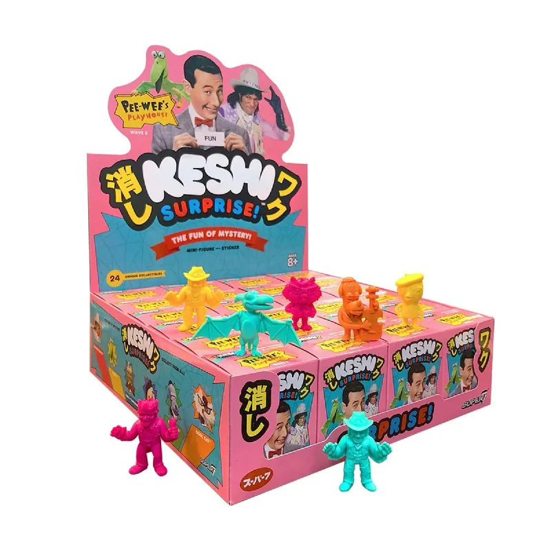 Stranger Things Eleven Action Figure with Psychic - Energy Effect and Demogorgon TargetPee-Wee's Playhouse Wave 2 Keshi Surprise Mystery Figure | One Random Stranger Things Eleven Action Figure with Psychic - Energy Effect and Demogorgon TargetPee-Wee's Playhouse Wave 2 Keshi Surprise Mystery Figure | One Random