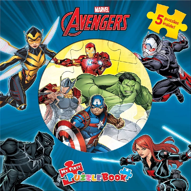 Minecraft Steve Action Figure with Crafting Table and PickaxePhidal Marvel Avengers My First Puzzle Book - English Minecraft Steve Action Figure with Crafting Table and PickaxePhidal Marvel Avengers My First Puzzle Book - English