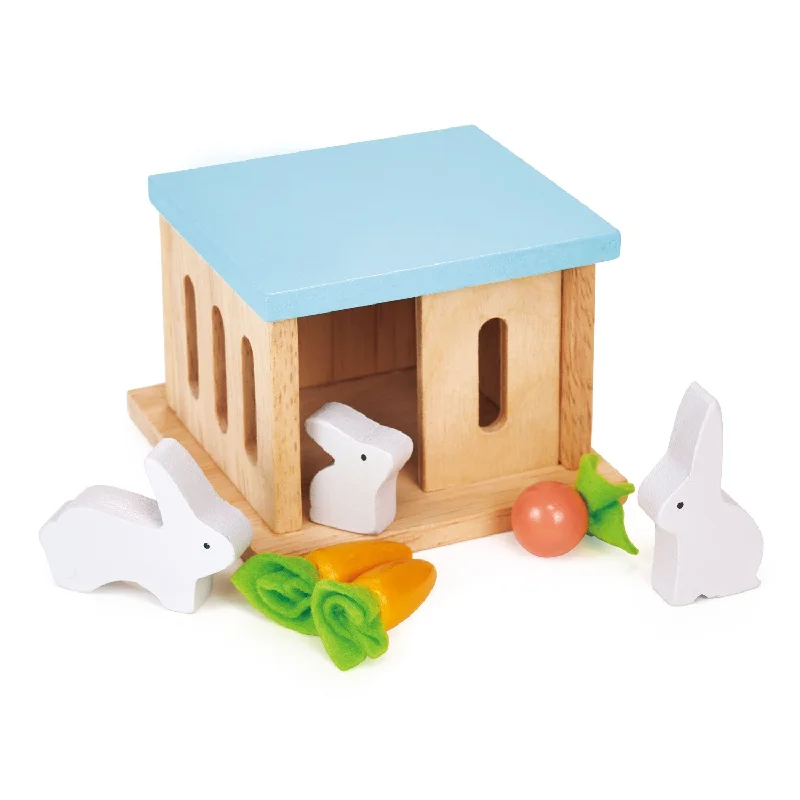 Wooden Toy Truck with Detachable Trailer for Imaginative Play and Cargo TransportRabbit Hutch Pet Set Wooden Toy Truck with Detachable Trailer for Imaginative Play and Cargo TransportRabbit Hutch Pet Set