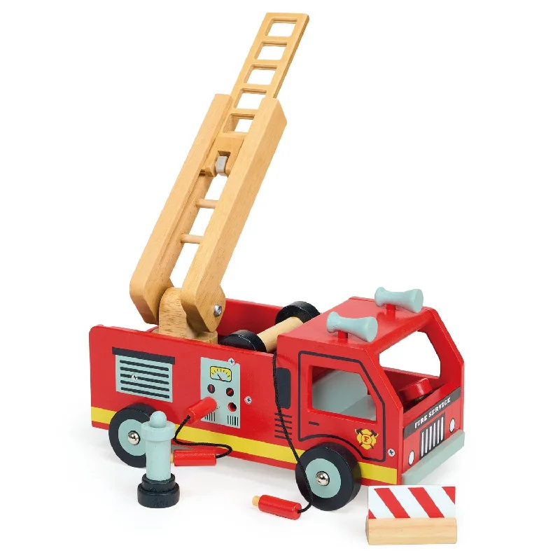 Sustainable Solid Wood Puzzle Set with 50 Pieces for Family Bonding and Brain TrainingRed Fire Engine Sustainable Solid Wood Puzzle Set with 50 Pieces for Family Bonding and Brain TrainingRed Fire Engine