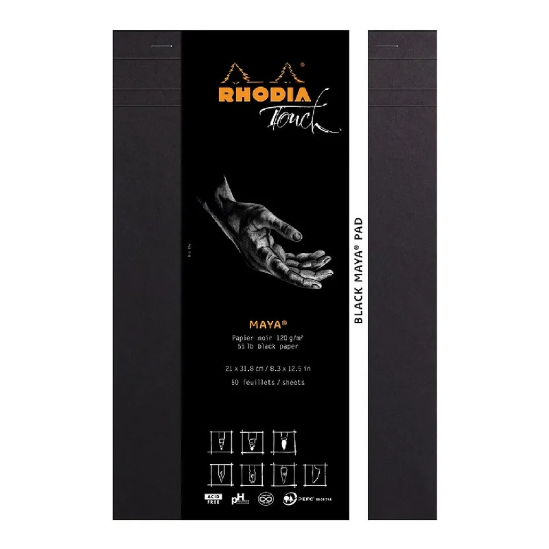 Rhodia Touch Maya Black Pad A4+