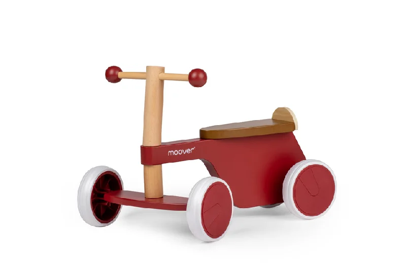 Natural Finish Wooden Pull - Along Toy Duck with Wheels for Toddler Outdoor PlayRide-on Bike 4 wheels Red Natural Finish Wooden Pull - Along Toy Duck with Wheels for Toddler Outdoor PlayRide-on Bike 4 wheels Red
