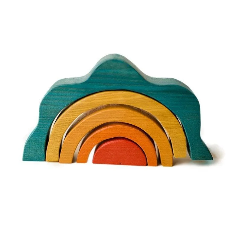 Handmade Wooden ABC Puzzle with Raised Letters for Tactile Learning ExperienceRising Sun Block Set Handmade Wooden ABC Puzzle with Raised Letters for Tactile Learning ExperienceRising Sun Block Set