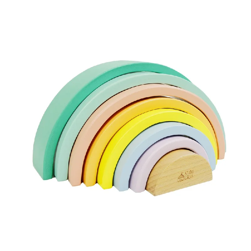 Handmade Wooden ABC Puzzle with Raised Letters for Tactile Learning ExperienceStacking Rainbow Handmade Wooden ABC Puzzle with Raised Letters for Tactile Learning ExperienceStacking Rainbow