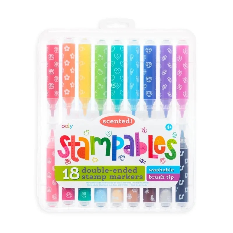High - Quality Wooden Paintbrushes Set for Professional Artists' Oil PaintingStampables Scented Markers - Set of 18 High - Quality Wooden Paintbrushes Set for Professional Artists' Oil PaintingStampables Scented Markers - Set of 18