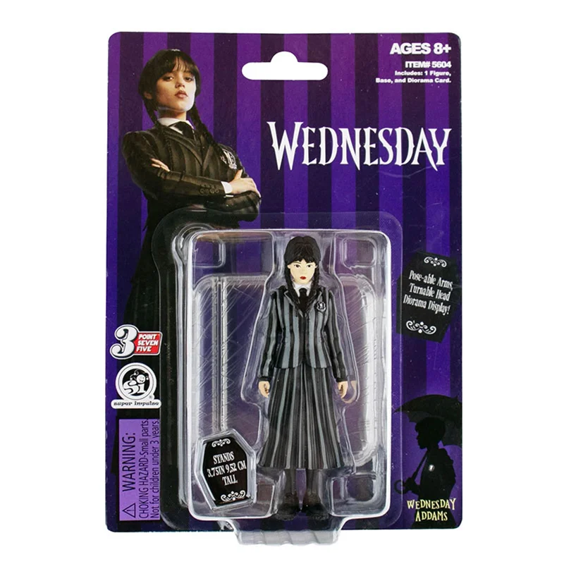 Minecraft Steve Action Figure with Crafting Table and PickaxeSuper Impulse Wednesday Wednesday Addams 3.75 Inch Action Figure Minecraft Steve Action Figure with Crafting Table and PickaxeSuper Impulse Wednesday Wednesday Addams 3.75 Inch Action Figure