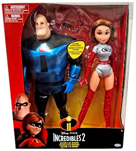DC Comics Batman Action Figure in Classic Batsuit with Detachable Utility BeltThe Incredibles 2 Elastigirl & Mr. Incredible - 2 Pack DC Comics Batman Action Figure in Classic Batsuit with Detachable Utility BeltThe Incredibles 2 Elastigirl & Mr. Incredible - 2 Pack
