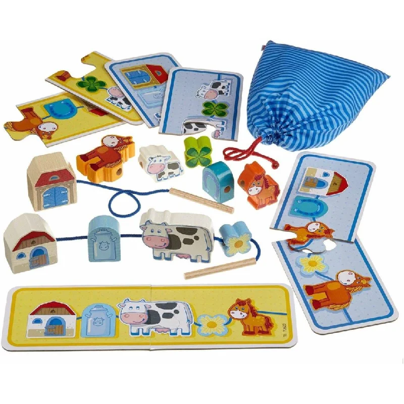Heirloom - Quality Wooden Dollhouse with Multiple Floors and Furniture AccessoriesOn the Farm Threading Game Heirloom - Quality Wooden Dollhouse with Multiple Floors and Furniture AccessoriesOn the Farm Threading Game