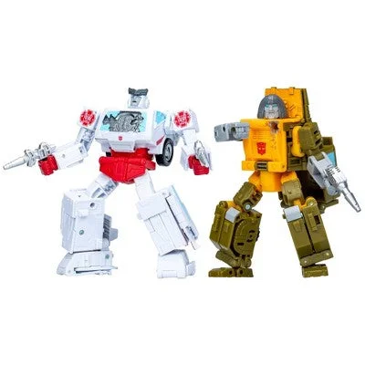 Transformers Optimus Prime Action Figure with Convertible Vehicle Mode and Battle AxeTransformers Movie Studio Series Brawn and Autobot Ratchet Action Figure Set - 2pk Transformers Optimus Prime Action Figure with Convertible Vehicle Mode and Battle AxeTransformers Movie Studio Series Brawn and Autobot Ratchet Action Figure Set - 2pk