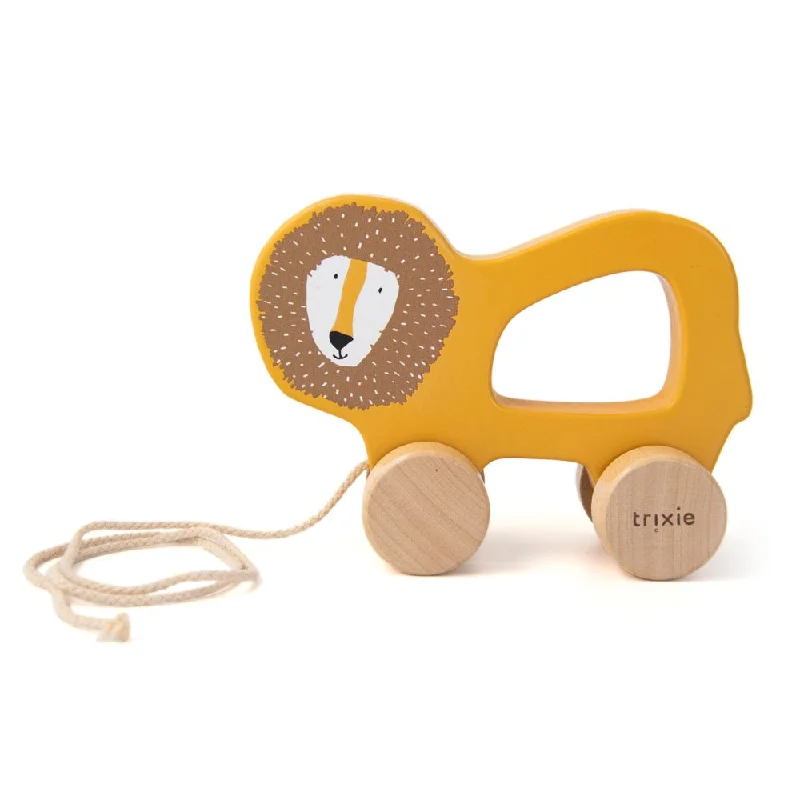Sustainable Solid Wood Puzzle Set with 50 Pieces for Family Bonding and Brain TrainingTrixie Wooden pull along toy - Mr. Lion Sustainable Solid Wood Puzzle Set with 50 Pieces for Family Bonding and Brain TrainingTrixie Wooden pull along toy - Mr. Lion