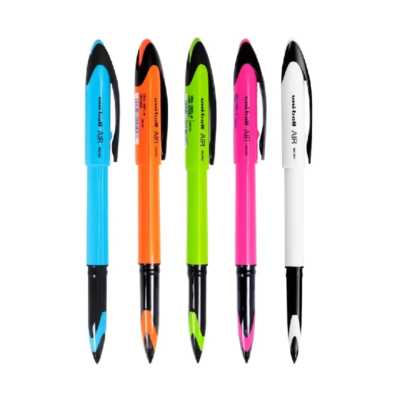 Uni-Ball Air Roller Ball Gel Ink Pens-Pack Of 5