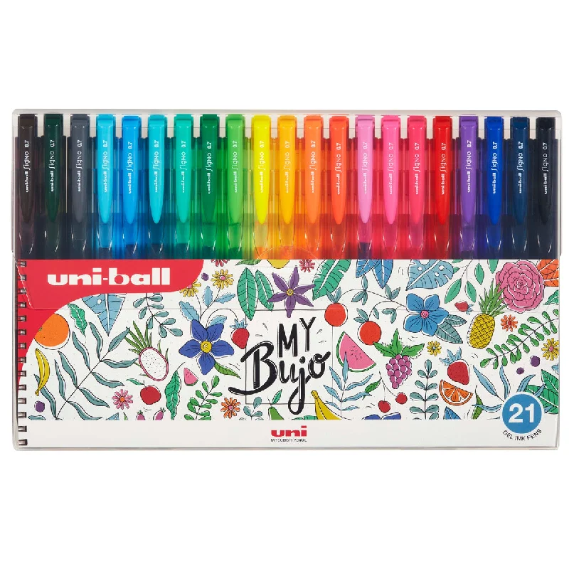 Uni Signo RT1 0.7mm Assorted Retractable Pens Set of 21