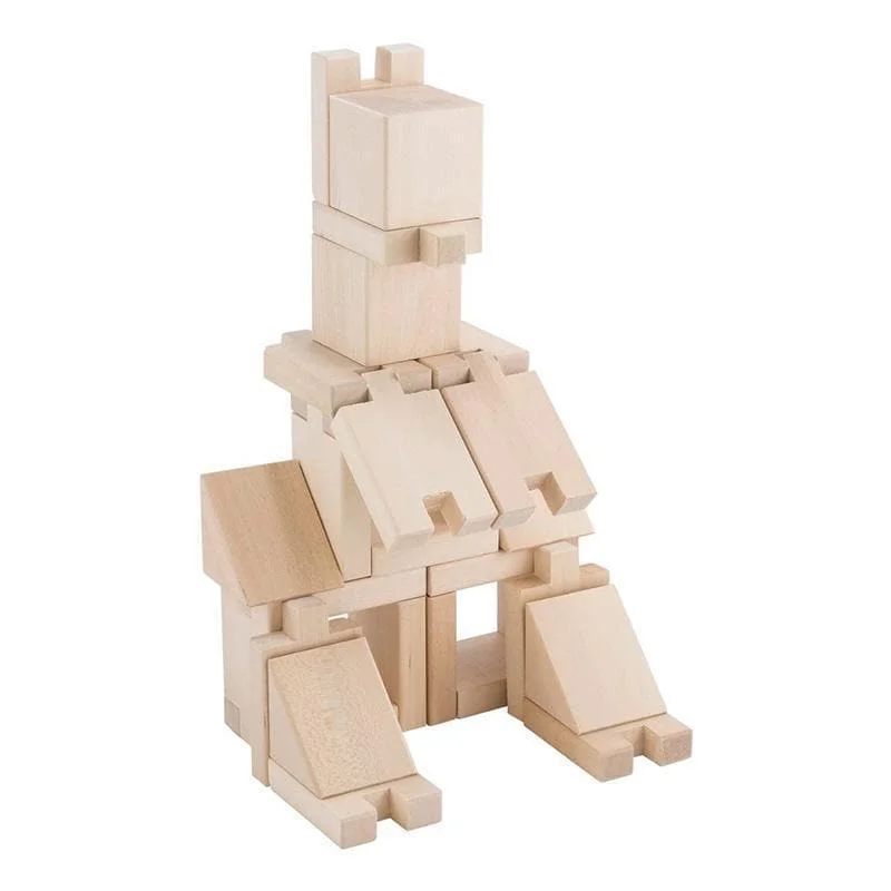 Sustainable Wood Marble Run Set with Multiple Tracks and Marble StorageWooden Building Blocks - Smarty Sustainable Wood Marble Run Set with Multiple Tracks and Marble StorageWooden Building Blocks - Smarty