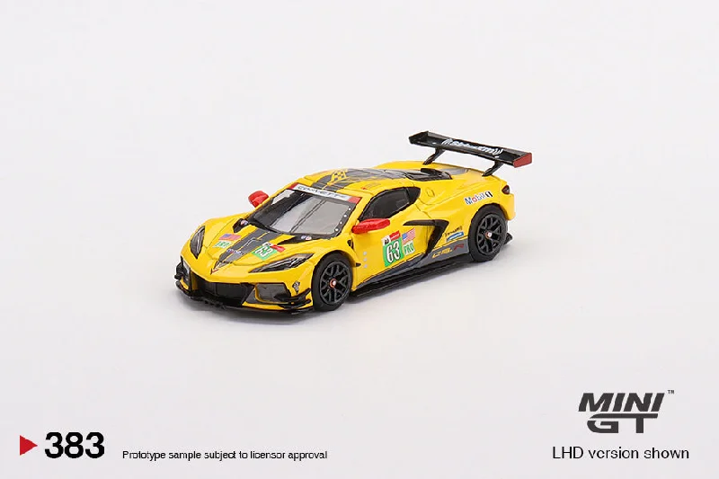 1/64 MINI GT Chevrolet Corvette C8.R #63 2021 Le Mans 24 Hrs GTE PRO 2nd Place