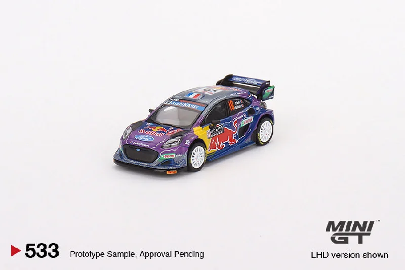 1/64 MINI GT Ford Puma Rally1 #19 M-Sport Ford WRT 2022 Rally MonteCarlo Winner LHD