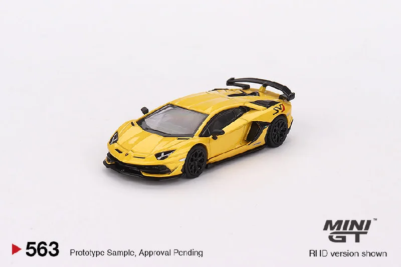 1/64 MINI GT Lamborghini Aventador SVJ Giallo Orion