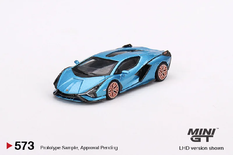 1/64 MINI GT Lamborghini Sián FKP 37 Blu Aegir