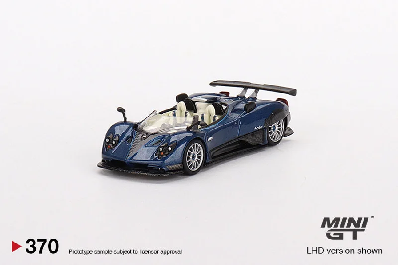 1/64 MINI GT Pagani Zonda HP Barchetta Blue Tricolore