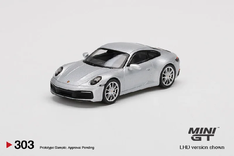 1/64 MINI GT Porsche 911 (992) Carrera 4S GT Silver Metallic