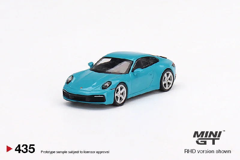 1/64 MINI GT Porsche 911 (992) Carrera S Miami Blue