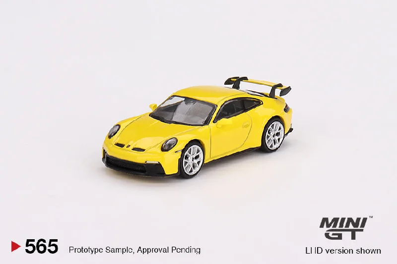 1/64 MINI GT Porsche 911 (992) GT3 Racing Yellow