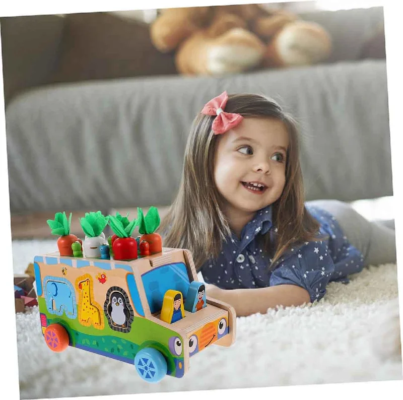 Natural Wood Early Learning Educational Toys for Toddlers' Cognitive Development1 Set Wooden Building Blocks Radish Farm Toys Wooden Toddler Puzzles Natural Wood Early Learning Educational Toys for Toddlers' Cognitive Development1 Set Wooden Building Blocks Radish Farm Toys Wooden Toddler Puzzles