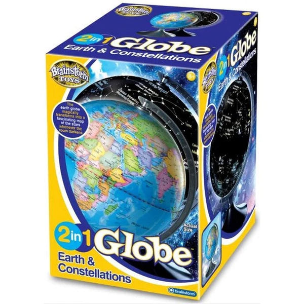 Hand - Sanded Wooden Educational Toys for Safe Exploration by Preschoolers2 in 1 Globe - Earth & Constellations Hand - Sanded Wooden Educational Toys for Safe Exploration by Preschoolers2 in 1 Globe - Earth & Constellations