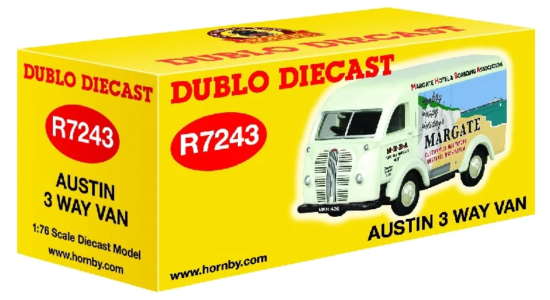 Collectible Train Set with a Steam Locomotive, Passenger Cars, and Track AccessoriesAustin 3 Way Van Collectible Train Set with a Steam Locomotive, Passenger Cars, and Track AccessoriesAustin 3 Way Van
