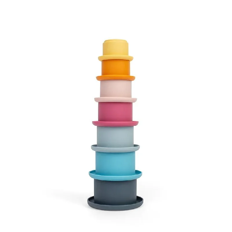 Hand - Sanded Wooden Educational Toys for Safe Exploration by PreschoolersBigjigs Toys Stacking Cups Hand - Sanded Wooden Educational Toys for Safe Exploration by PreschoolersBigjigs Toys Stacking Cups