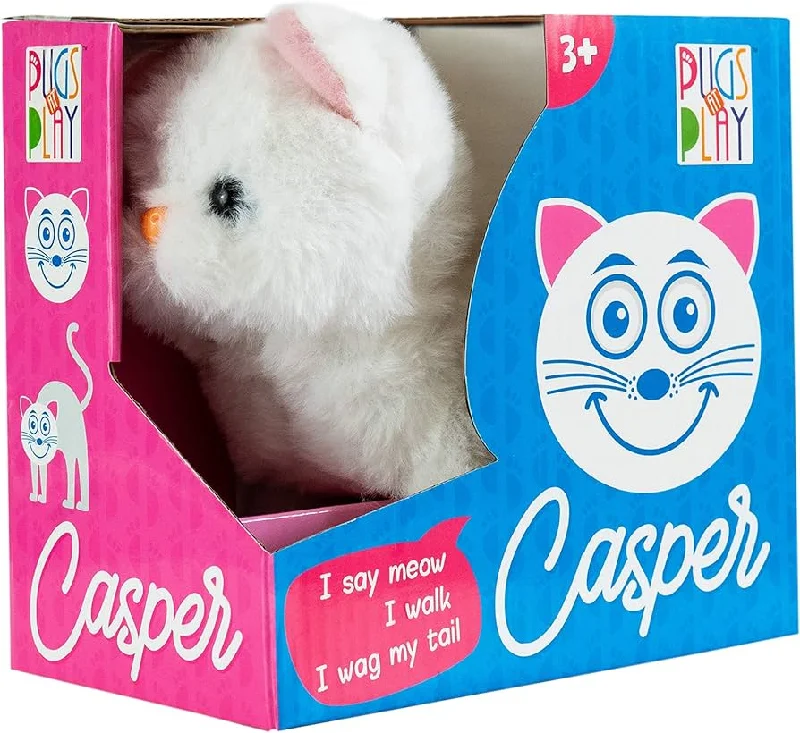 Natural Finish Wooden Educational Toys with a Music - Making Function for 3 - 5 Year OldsCasper walking meaowing cat Natural Finish Wooden Educational Toys with a Music - Making Function for 3 - 5 Year OldsCasper walking meaowing cat