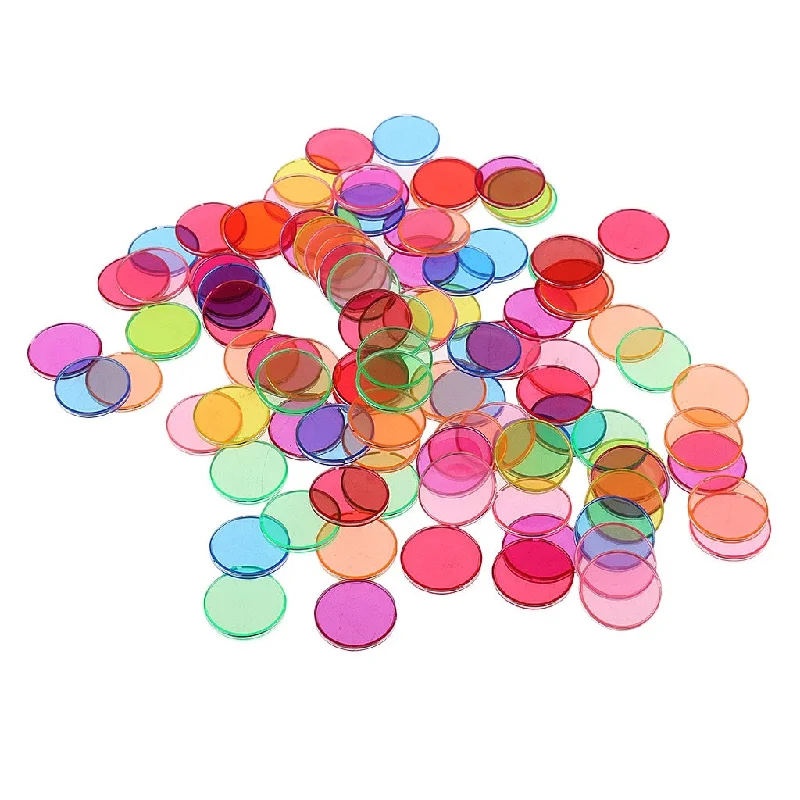 Sustainable Wooden Educational Toys with a Storytelling and Role - Playing SetColorful Metal Edge Plastic Round Chips / counters Sustainable Wooden Educational Toys with a Storytelling and Role - Playing SetColorful Metal Edge Plastic Round Chips / counters