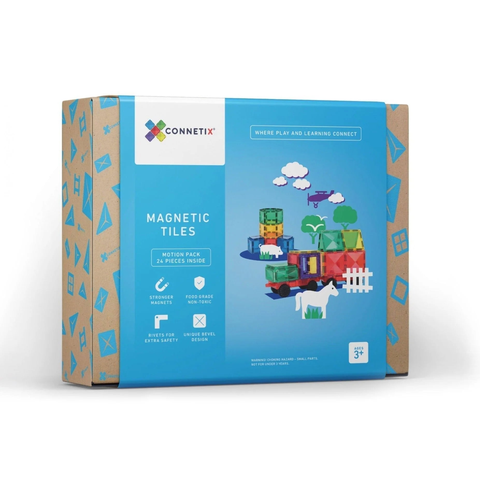 Large - Scale Solid Wood Educational Toys for Group Learning and CollaborationConnetix Tiles Rainbow motion Pack 24 piece Large - Scale Solid Wood Educational Toys for Group Learning and CollaborationConnetix Tiles Rainbow motion Pack 24 piece