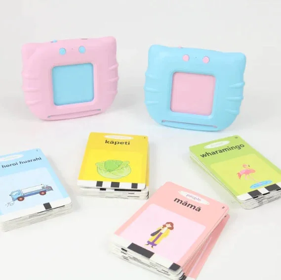 Sustainable Wooden Educational Toys with a Storytelling and Role - Playing SetMaori Flash Card Reader - Pink Sustainable Wooden Educational Toys with a Storytelling and Role - Playing SetMaori Flash Card Reader - Pink