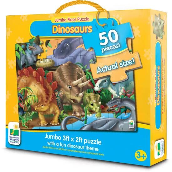 Sustainable Wooden Educational Toys with Counting and Number Recognition ElementsDinosaur Floor Puzzle Sustainable Wooden Educational Toys with Counting and Number Recognition ElementsDinosaur Floor Puzzle
