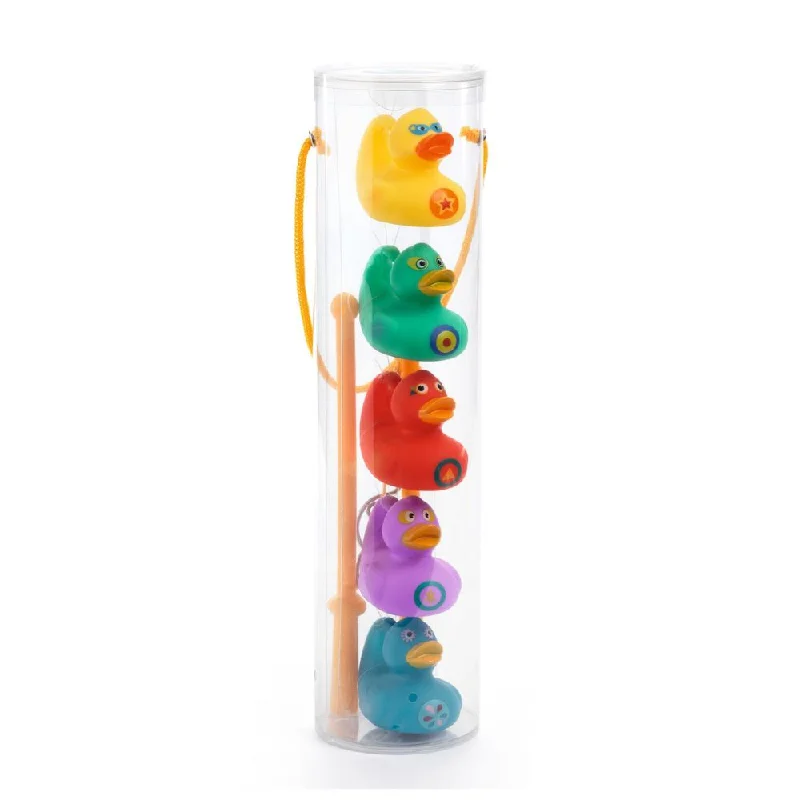 Hand - Painted Wooden Educational Toys in a Historical and Cultural ThemeDjeco Ducky Fishing Ducks Hand - Painted Wooden Educational Toys in a Historical and Cultural ThemeDjeco Ducky Fishing Ducks