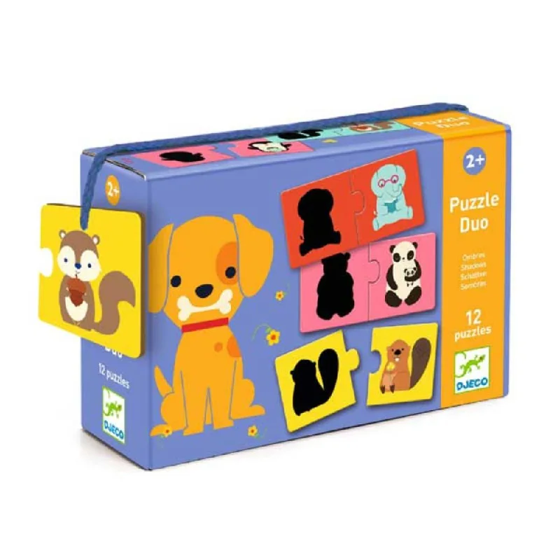 Natural Wood Educational Toys with a Construction and Engineering Play SetDjeco Puzzles Duo, Shadows - 2 part puzzles for 2 yrs + Natural Wood Educational Toys with a Construction and Engineering Play SetDjeco Puzzles Duo, Shadows - 2 part puzzles for 2 yrs +