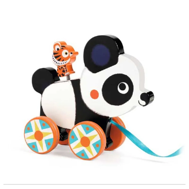 Sustainable Wooden Educational Toys with a Storytelling and Role - Playing SetDjeco Wooden Pull Along Toy Panda, Billie - Wooden Toys 18 mths + Sustainable Wooden Educational Toys with a Storytelling and Role - Playing SetDjeco Wooden Pull Along Toy Panda, Billie - Wooden Toys 18 mths +
